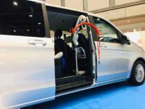 国際福祉機器展　ＨＣＲ2019　⑦　モリトー　つるべー　車搭載型リフト